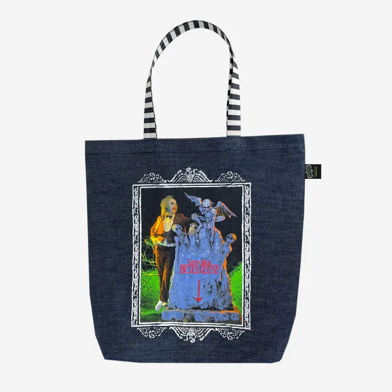 Denim Tote / Beetlejuice