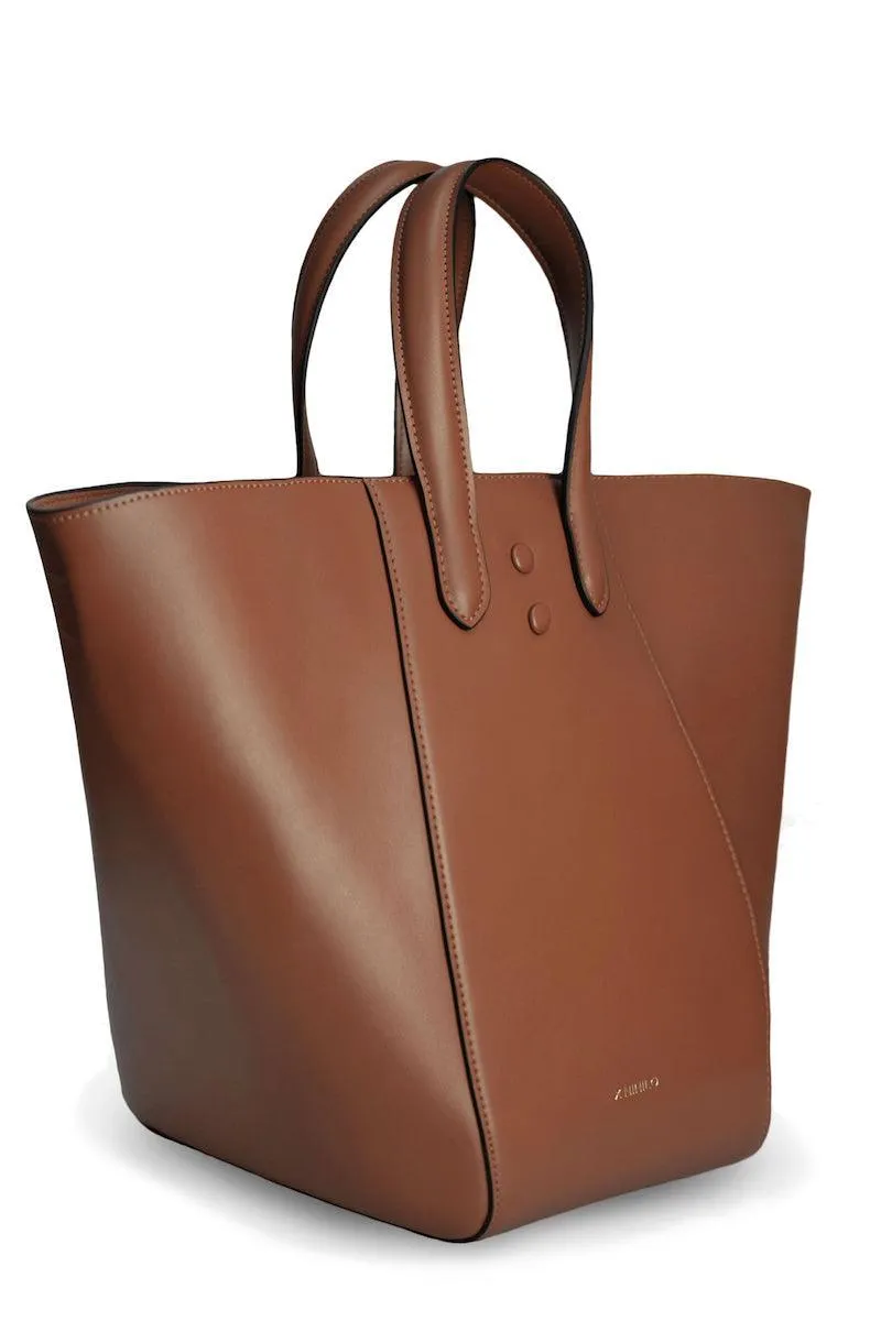 Eight Tan Leather Tote