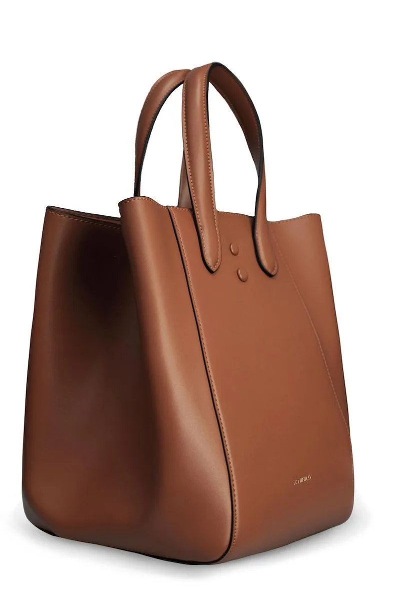 Eight Tan Leather Tote