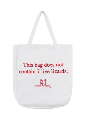 Embroidered Lizard tote Bag