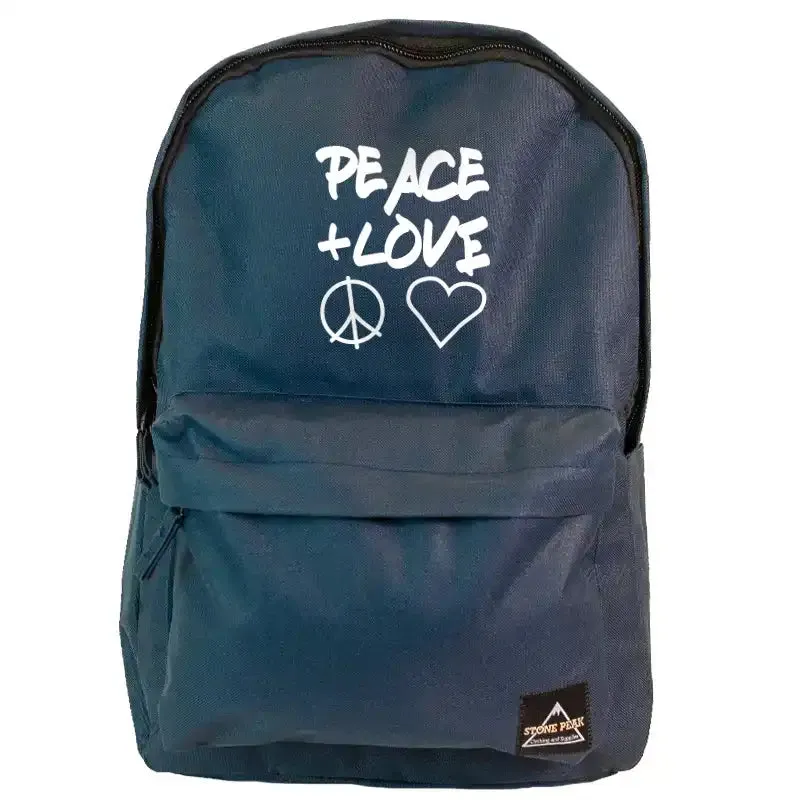 Every Day Backpack Peace & Love