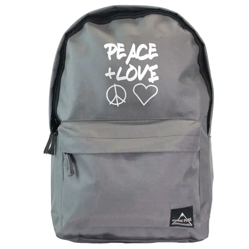 Every Day Backpack Peace & Love