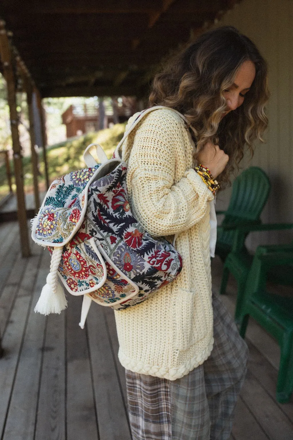 Geneva Beaded Backpack - Multi