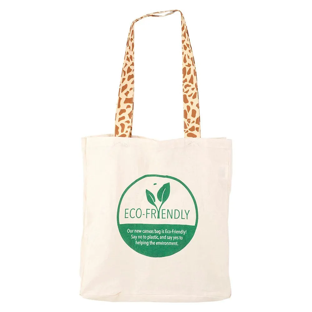 Giraffe Eco-Friendly Canvas Tote