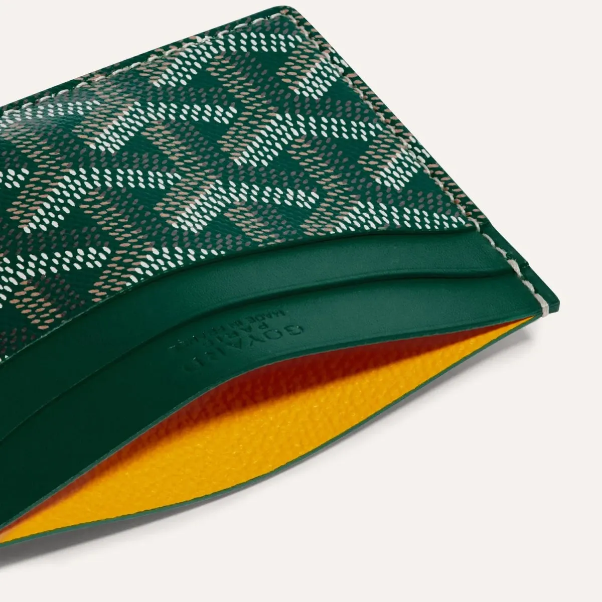 Goyard Saint-Sulpice Card Wallet Green