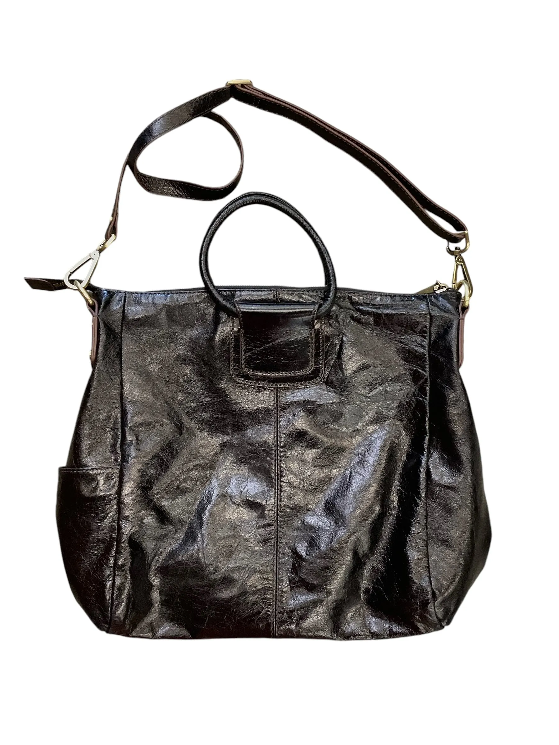 Handbag Leather By Hobo Intl, Size: 6.5