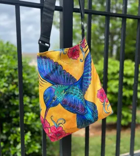 Hummingbird Tote Beach Bag