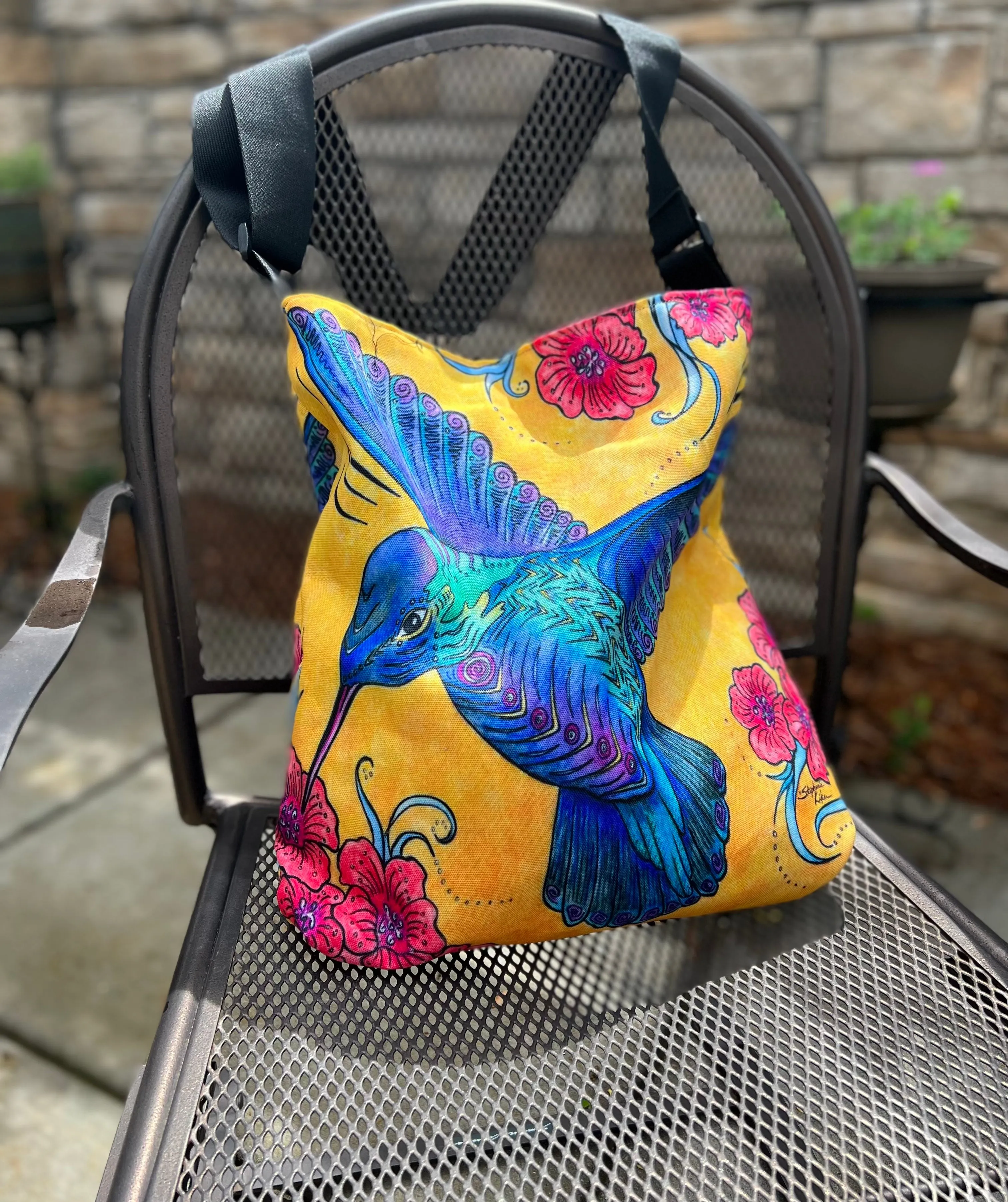 Hummingbird Tote Beach Bag