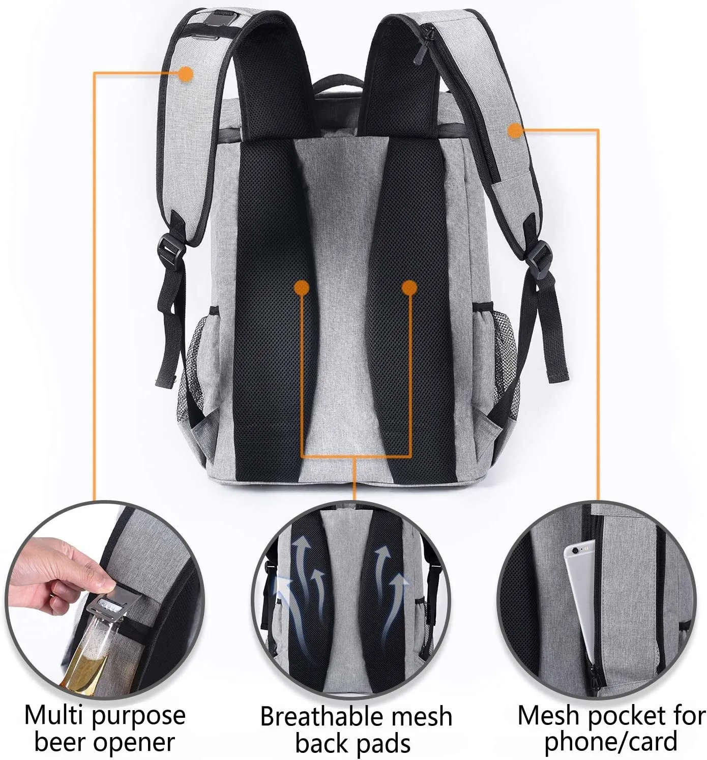 Insulated Backpack Cooler Leakproof & Waterproof