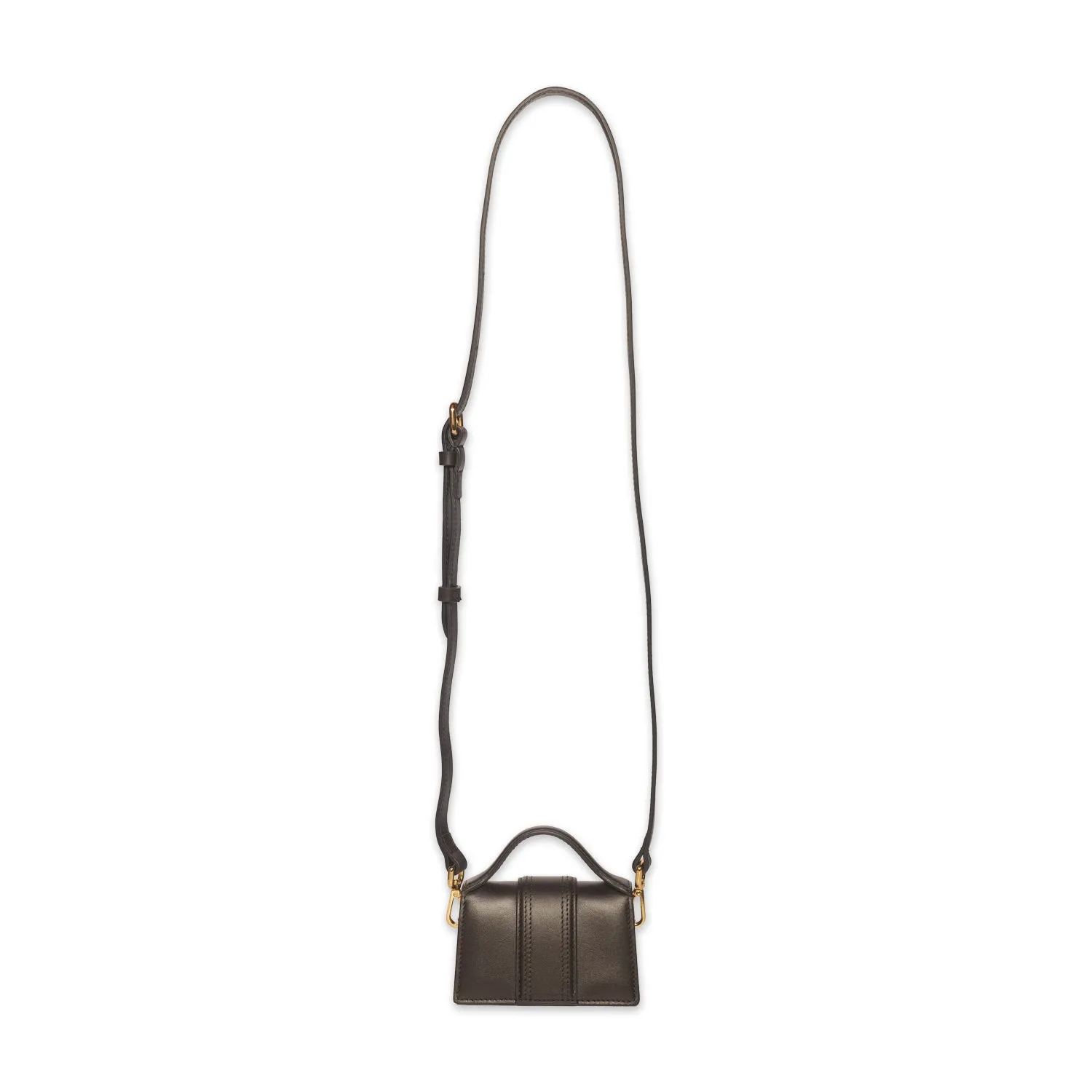 JACQUEMUS LE PETIT BAMBINO HANDBAG IN DARK BROWN