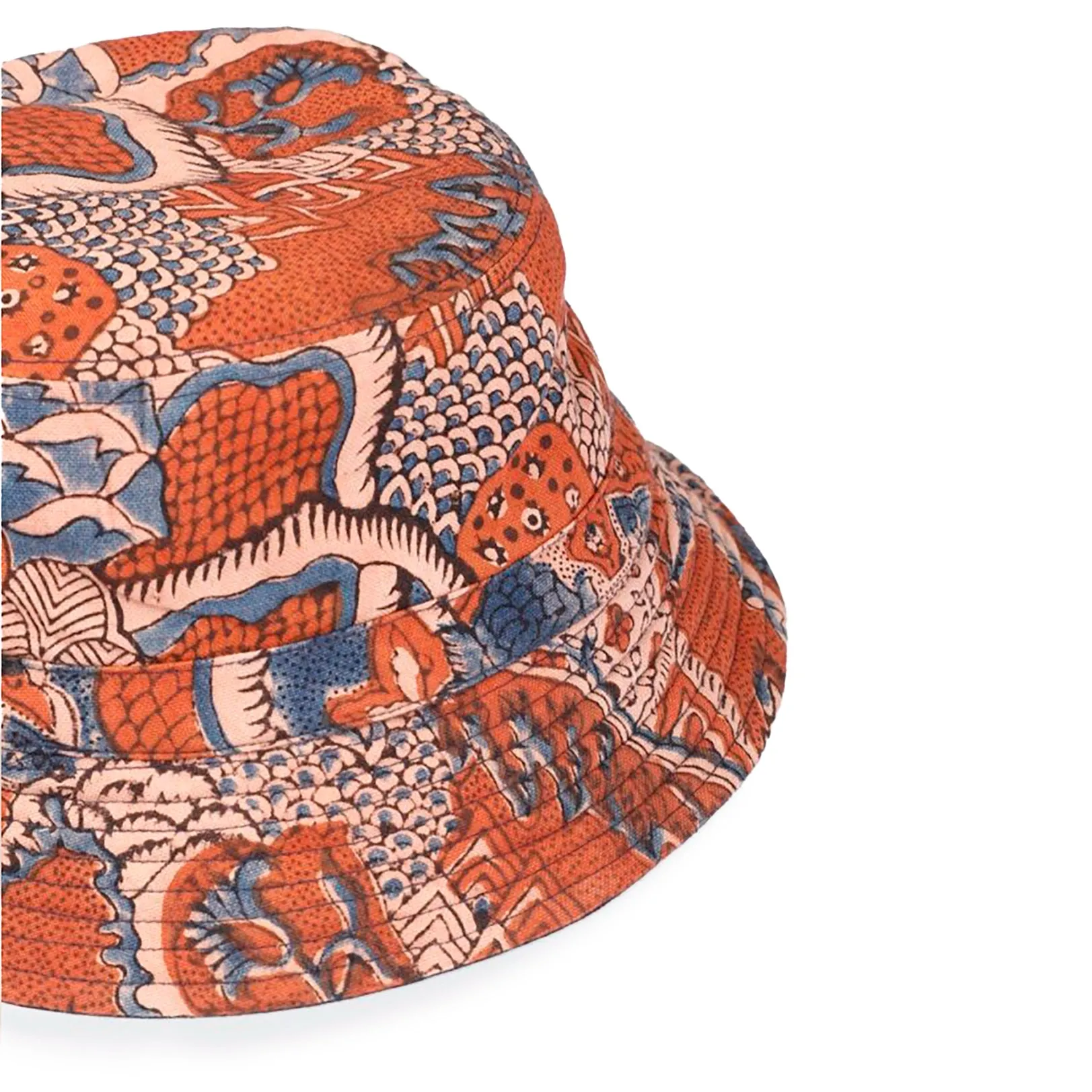 Kardo Quilted Bucket Hat - Ajrakh