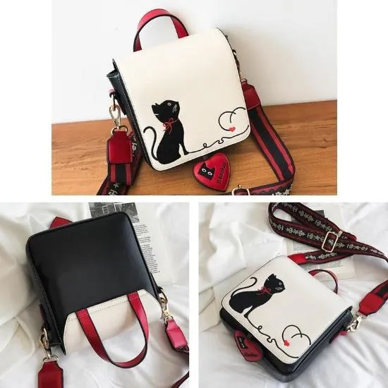 Love Meow Messenger Bag