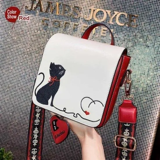 Love Meow Messenger Bag