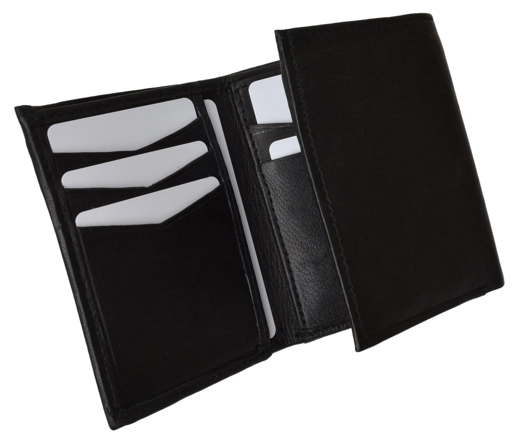 Men's Genuine Leather Trifold Wallet