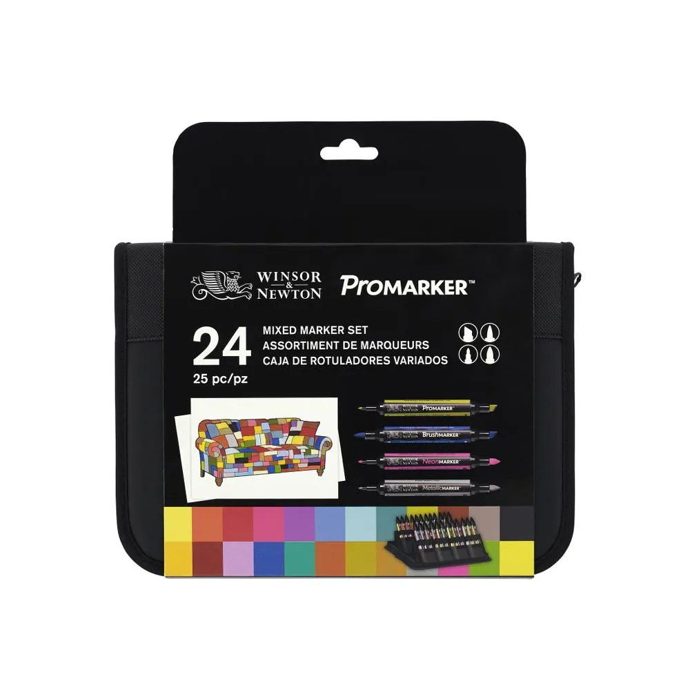 Mixed Marker Set - 24 Wallet