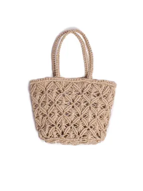 Moroccan macramé bag