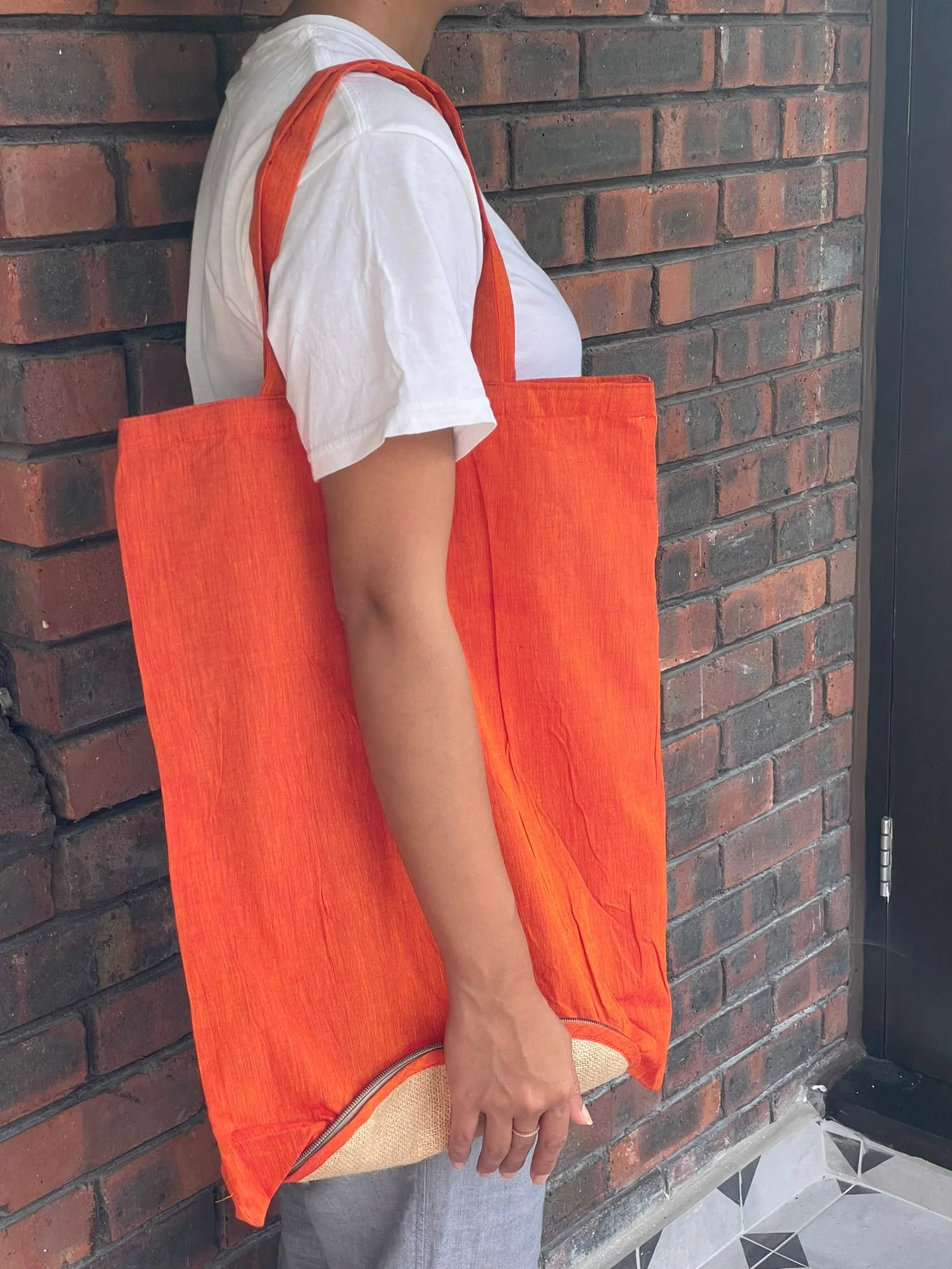 Nila Grocery bag, orange