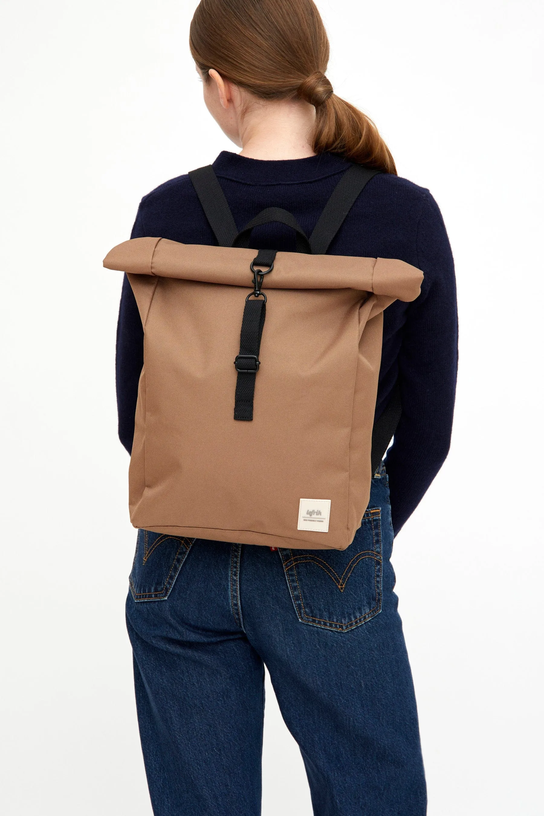 Roll Mini Backpack Camel