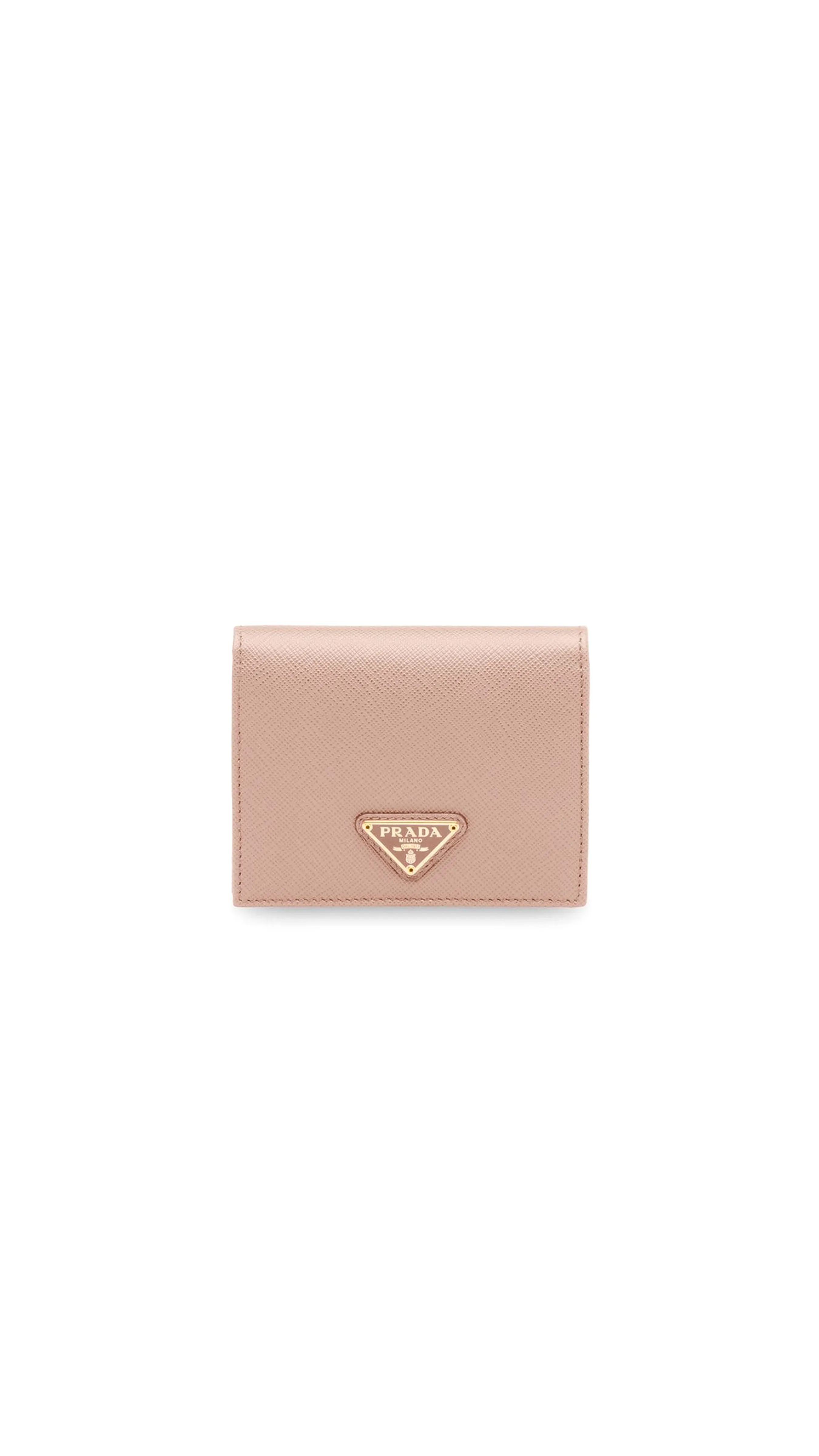 Saffiano Bi-fold Wallet - Pink