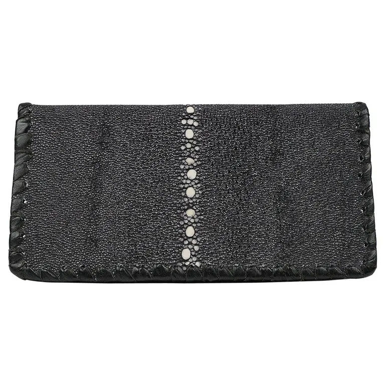 Stingray Black Artisan Wallet