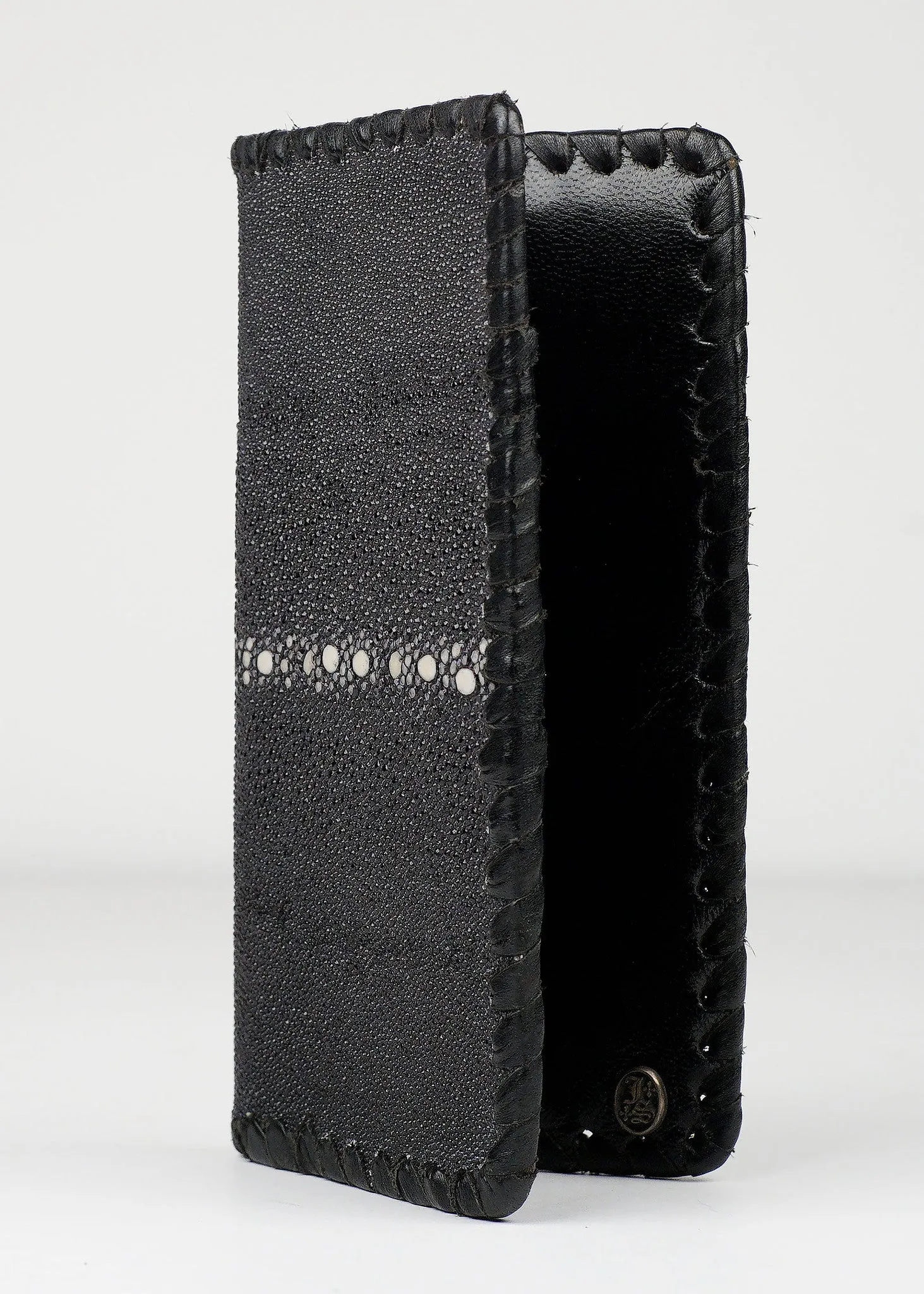 Stingray Black Artisan Wallet