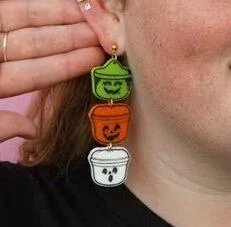 Vintage Bucket Earrings