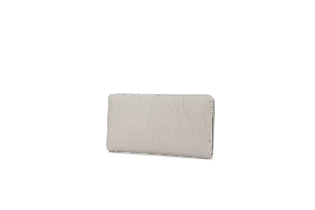 Wallet Teyla Tiare Infinity Embossed Grey