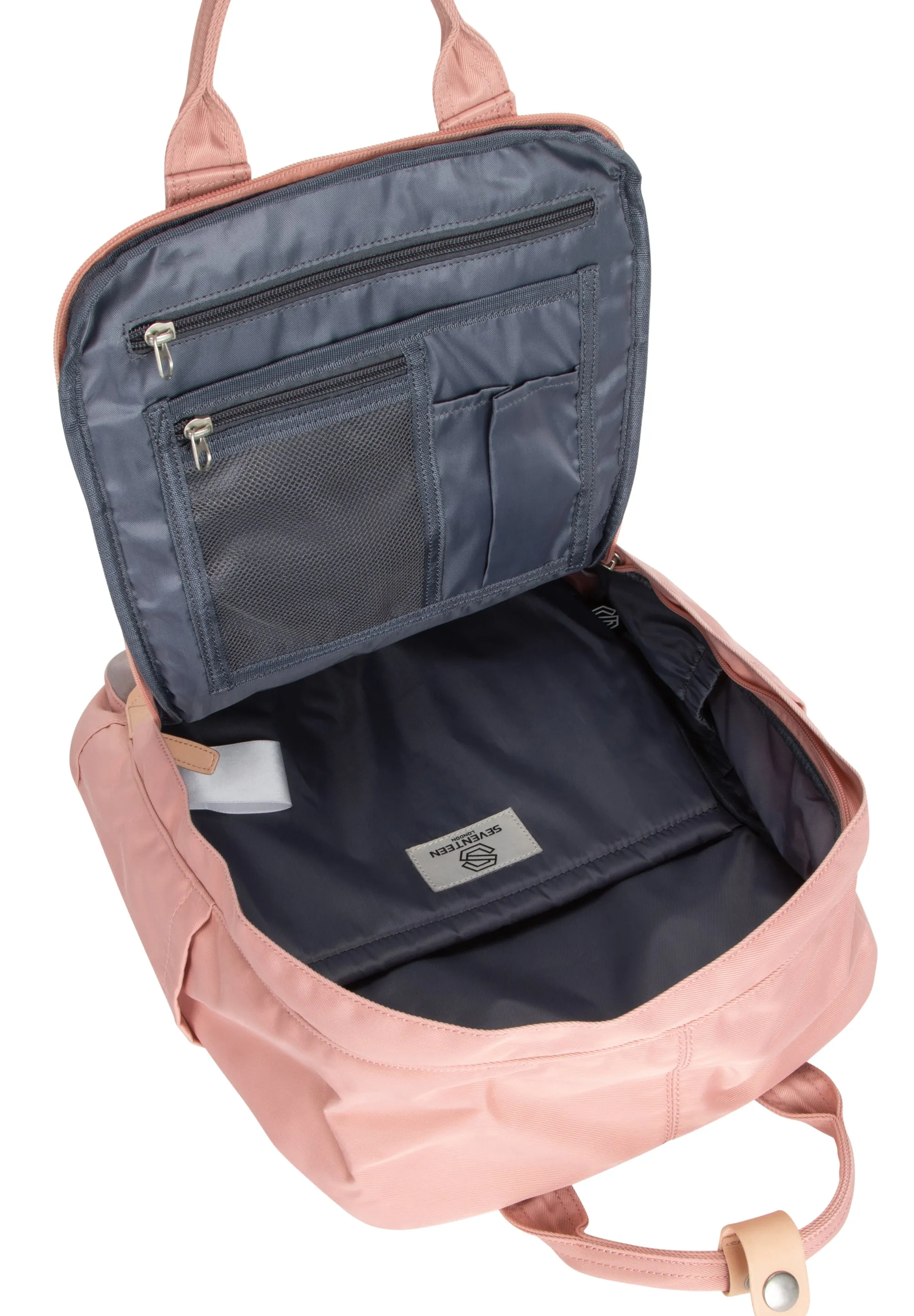 Wimbledon Backpack - Pink with Grey