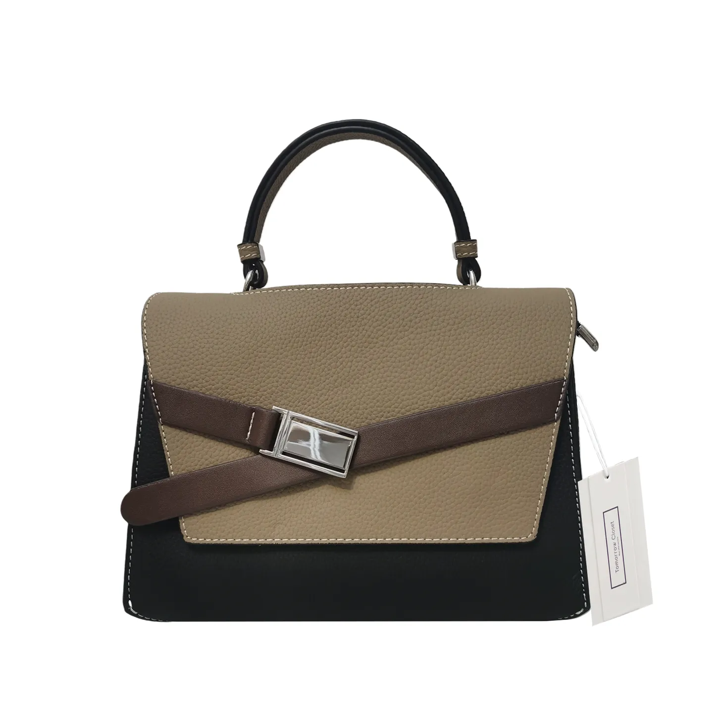 Women's cowhide leather handbag Lari V2 design