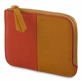 Zip Wallet - Orange / Mustard