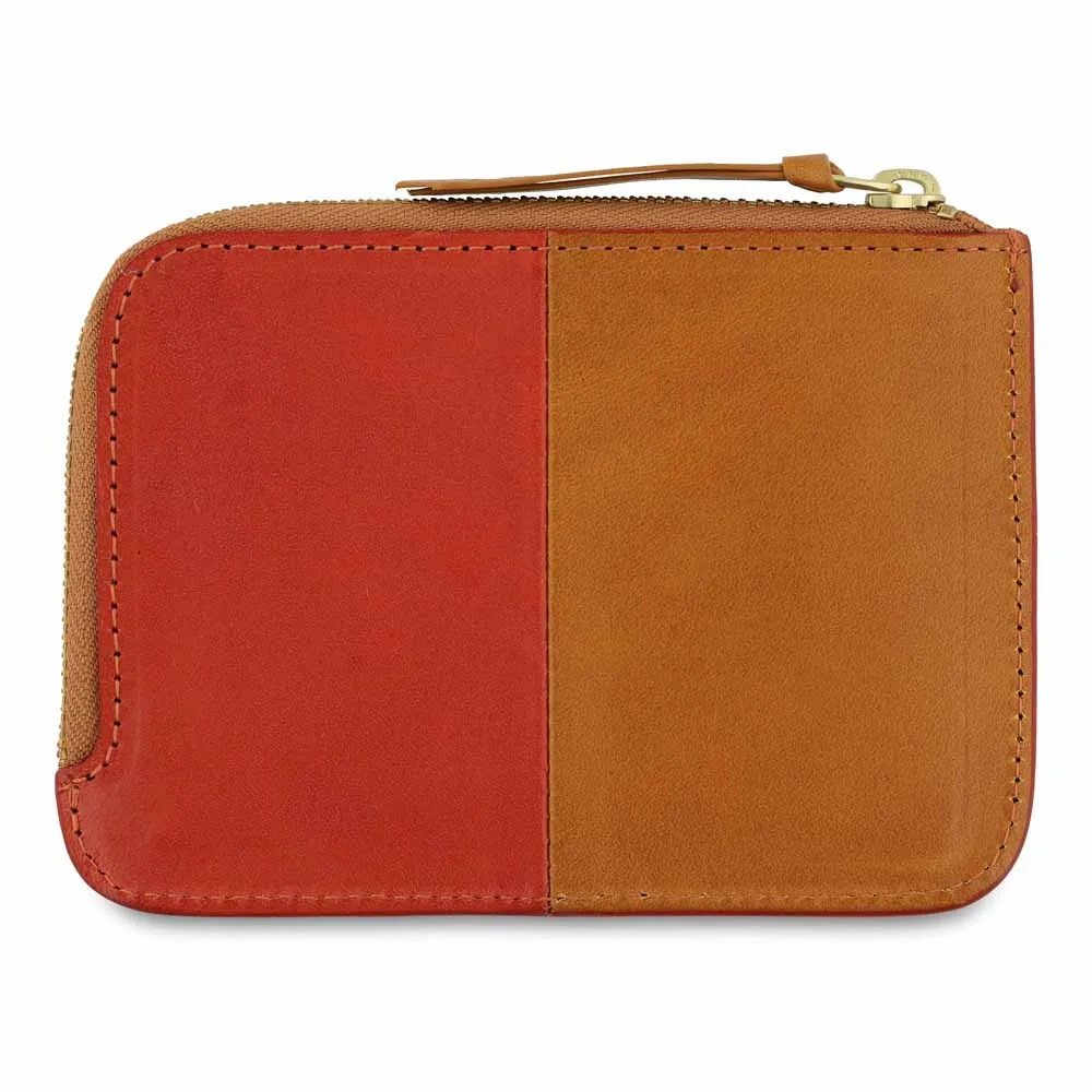 Zip Wallet - Orange / Mustard